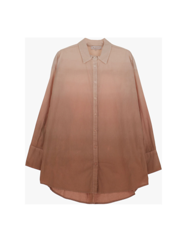 Please Femme chemise longue oversized en coton tye & dye