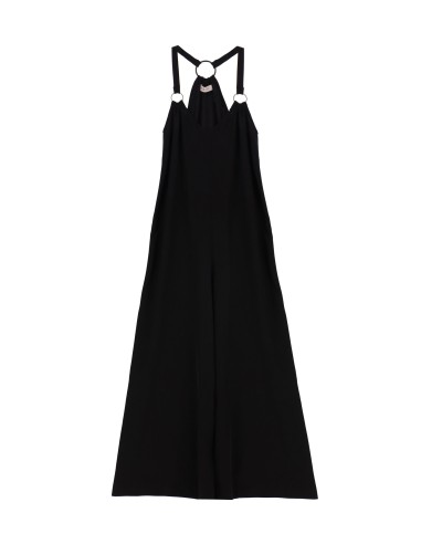 Please Femme combinaison dos nu a jambe large coloris Noir
