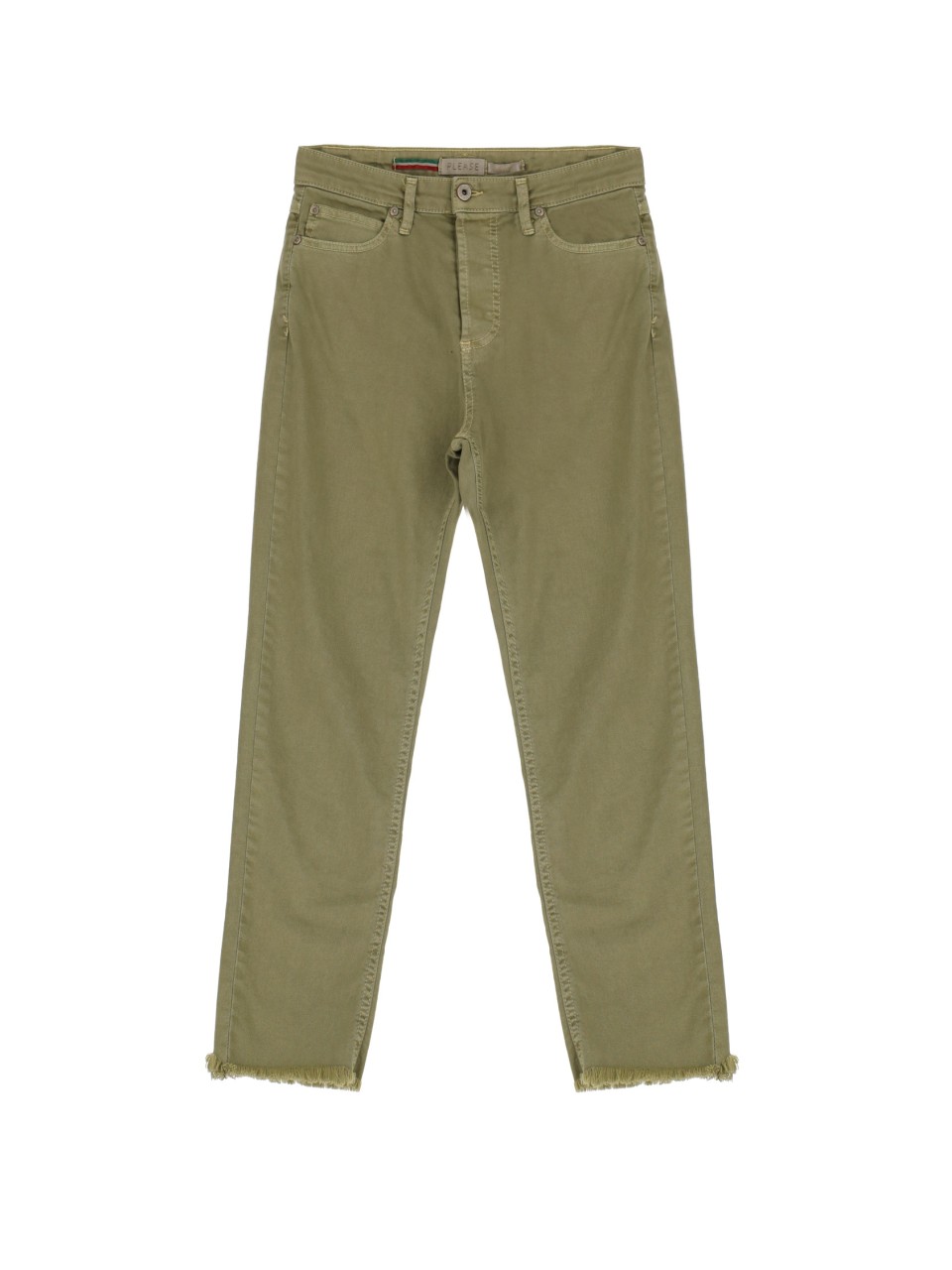 Please Femme jean longueur 7/8 en gabardine de coton...