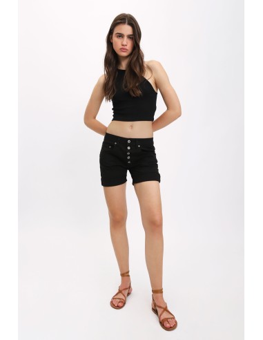 Please Femme short en jean modele P88 à...
