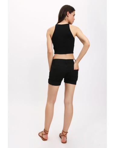 Please Femme short en jean modele P88 à...