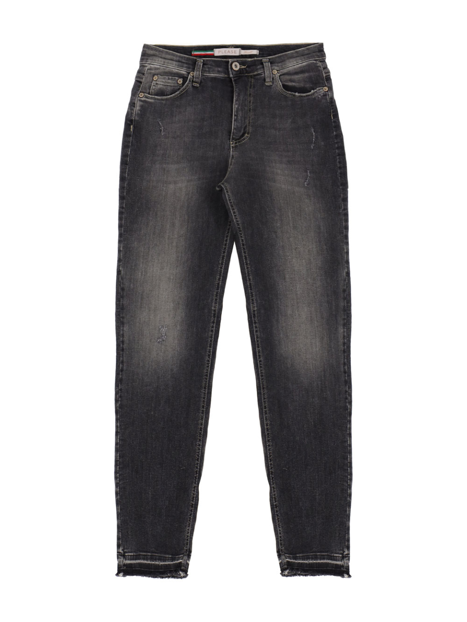 Jean noir sales délavé femme