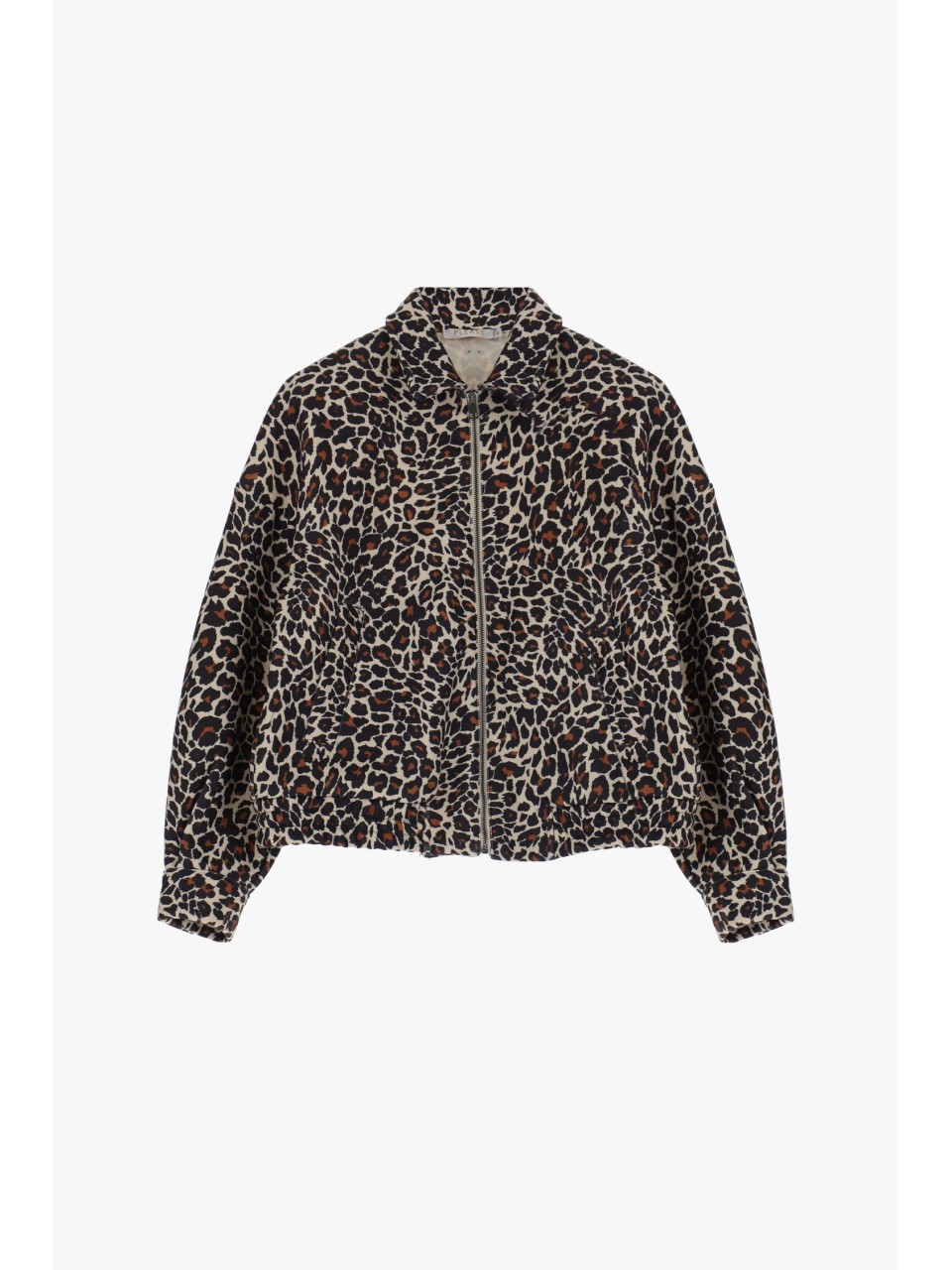 Please Femme blouson court a motif Leopard
