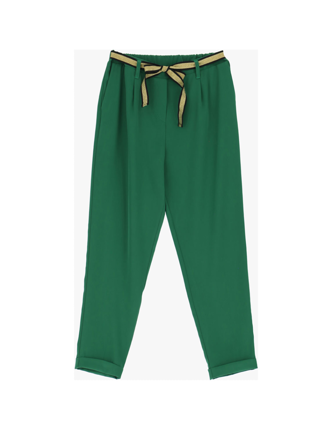 Pantalon fluide top crêpe femme