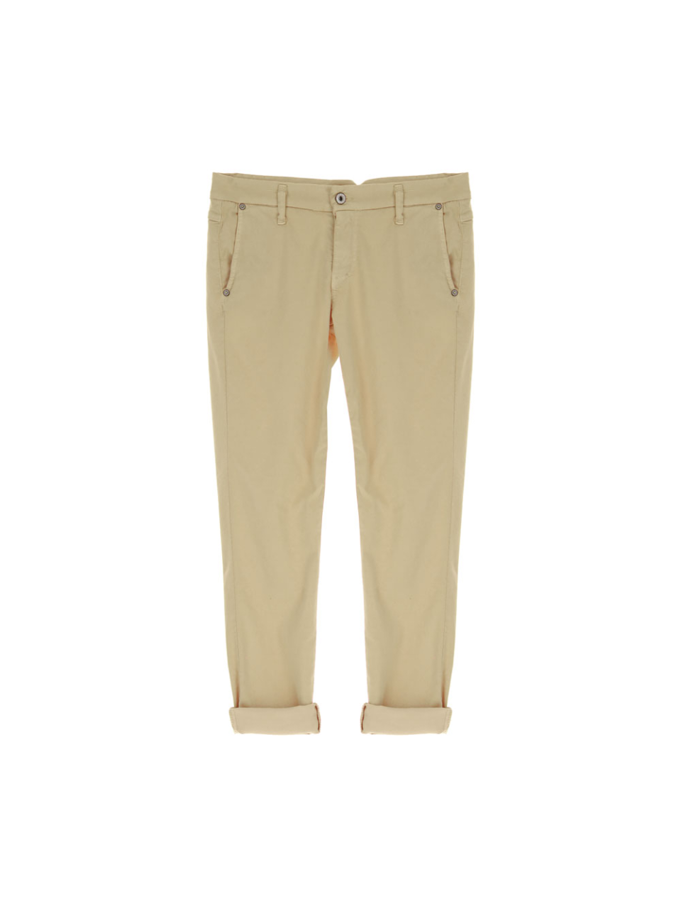 Pantalon chino avec ceinture femme CAMEL