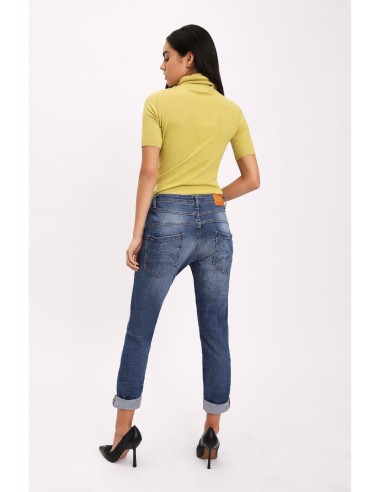 Jean boyfriend à boutonnage apparent - Please