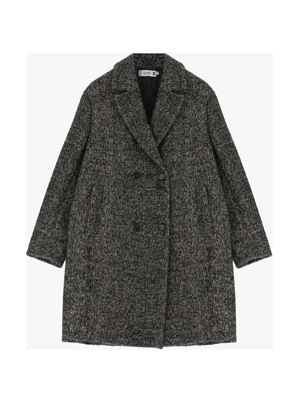 Manteau long croisé femme best sale