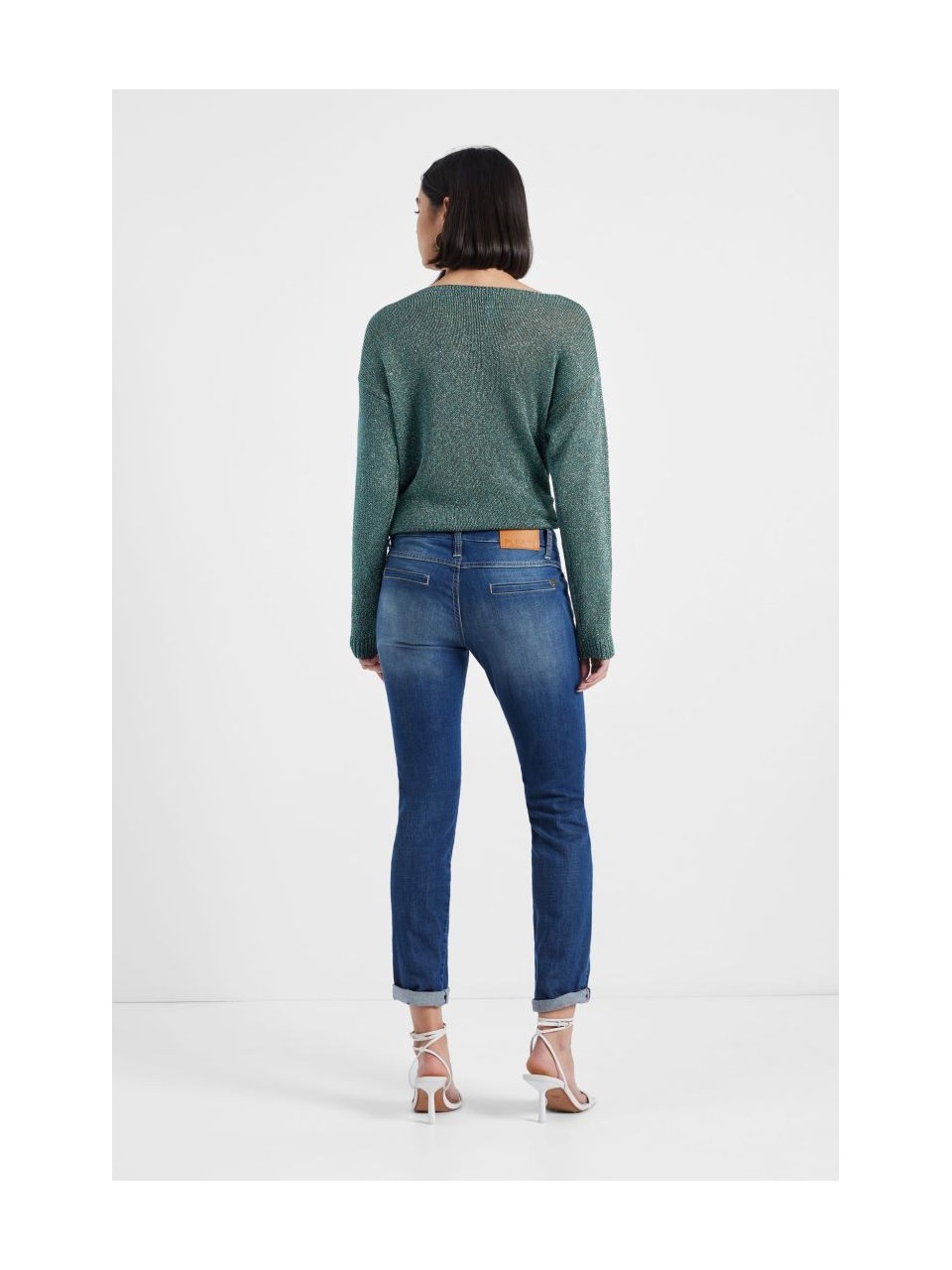 Please Femme, jean forme chino, modele p07, en denim... 2