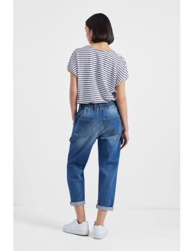 Please Femme jean forme charpentier a taille...