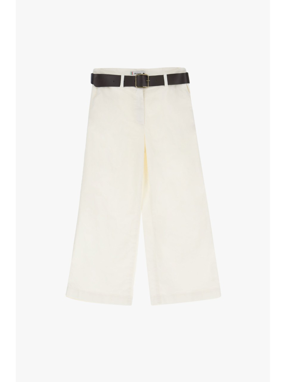 Please pantalon 7/8e forme chino baggy Ecru