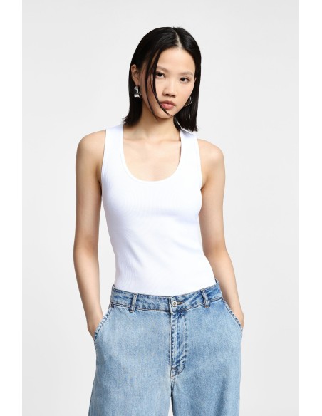 Please Debardeur Femme Sans Manches