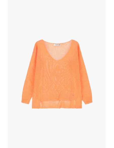 Please Pull Peche Asymétrique decolleté Pour Femme