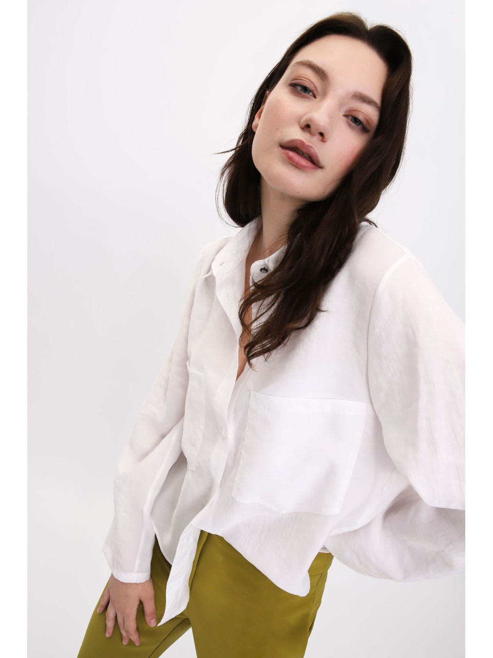 Please Chemisier Ample Noir Manches Kimono 2