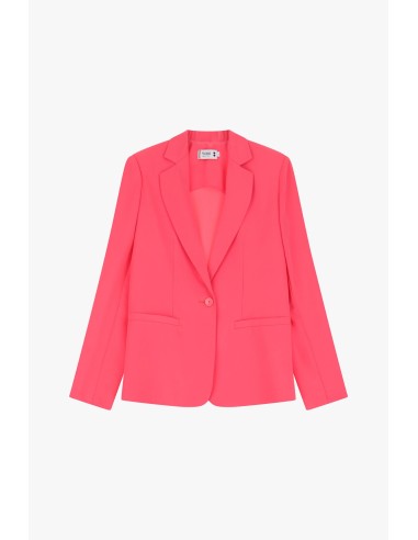 Please femme blazer de tailleur en crêpe fluide...