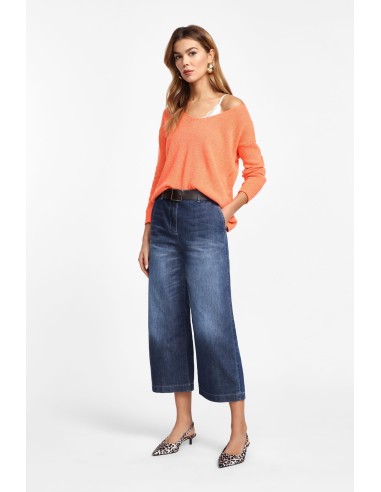 Please Femme pantalon 7/8e forme chino baggy en...
