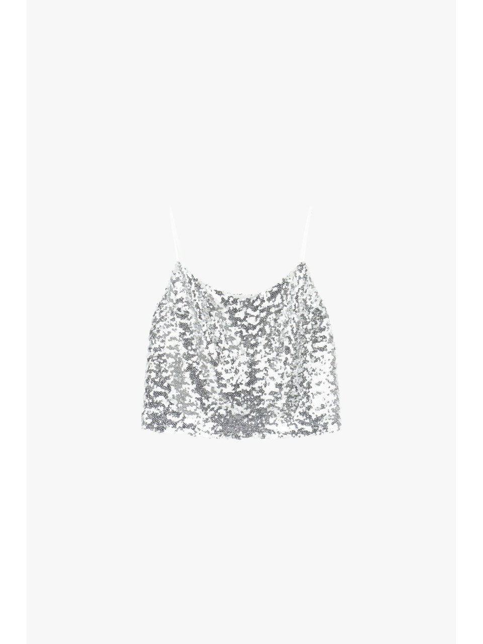 Please Femme Caraco a paillettes coloris Argent