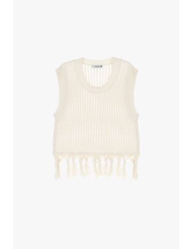 Please Pull en Crochet et franges