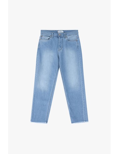 Please Jean longueur 7/8 en denim bleu clair Delavé