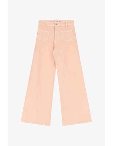 Please Jean flare à poches plaquées en coton stretch coloris Nude