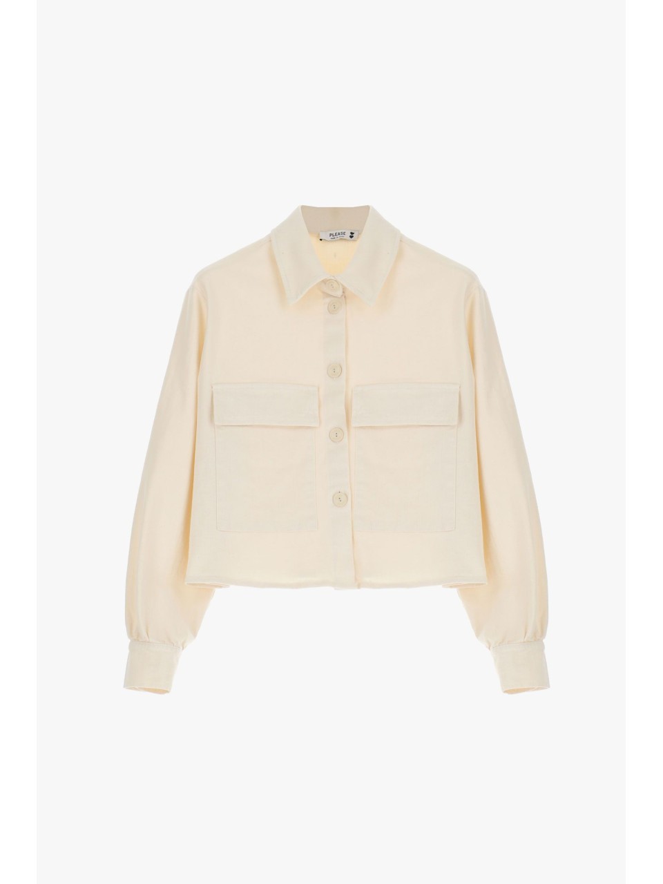 Please Jean forme Carotte en denim Ecru 2