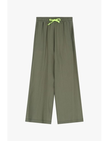 Please Pantalon Large Kaki forme Palazzo