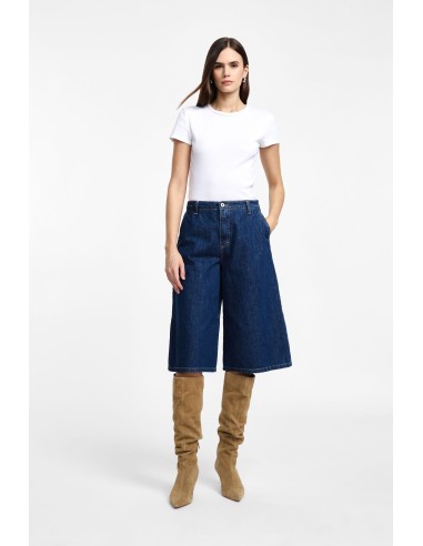 Please Bermuda pour Femme en Jean Brut D'inspiration Jupe Culotte