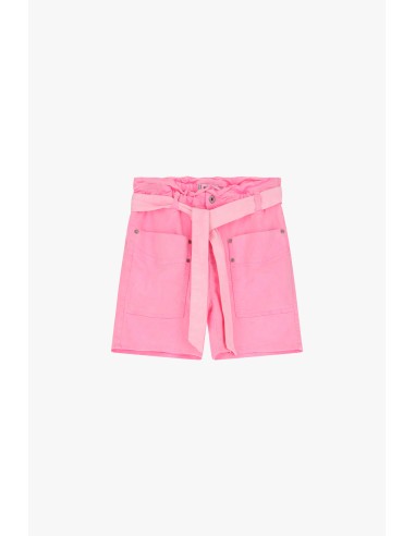 Please short Papper bag en coton Rose Neon