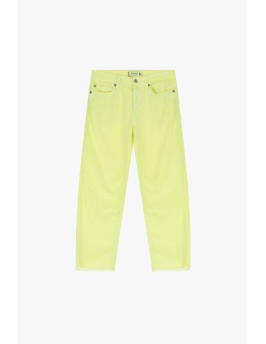 Please Jean coloris Jaune néon longueur 7/8