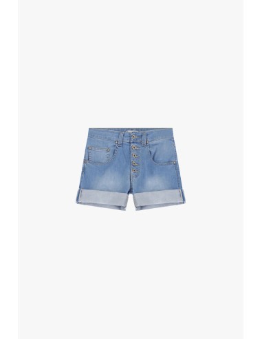Please Femme short en jean Bleu clair