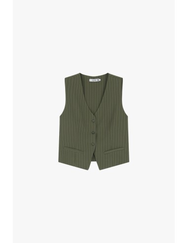 copy of Please  Gilet de tailleur en crepe fluide Rouge