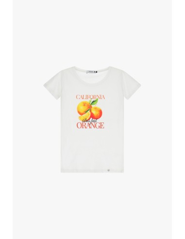 copy of Please Femme t-shirt blanc col V print...