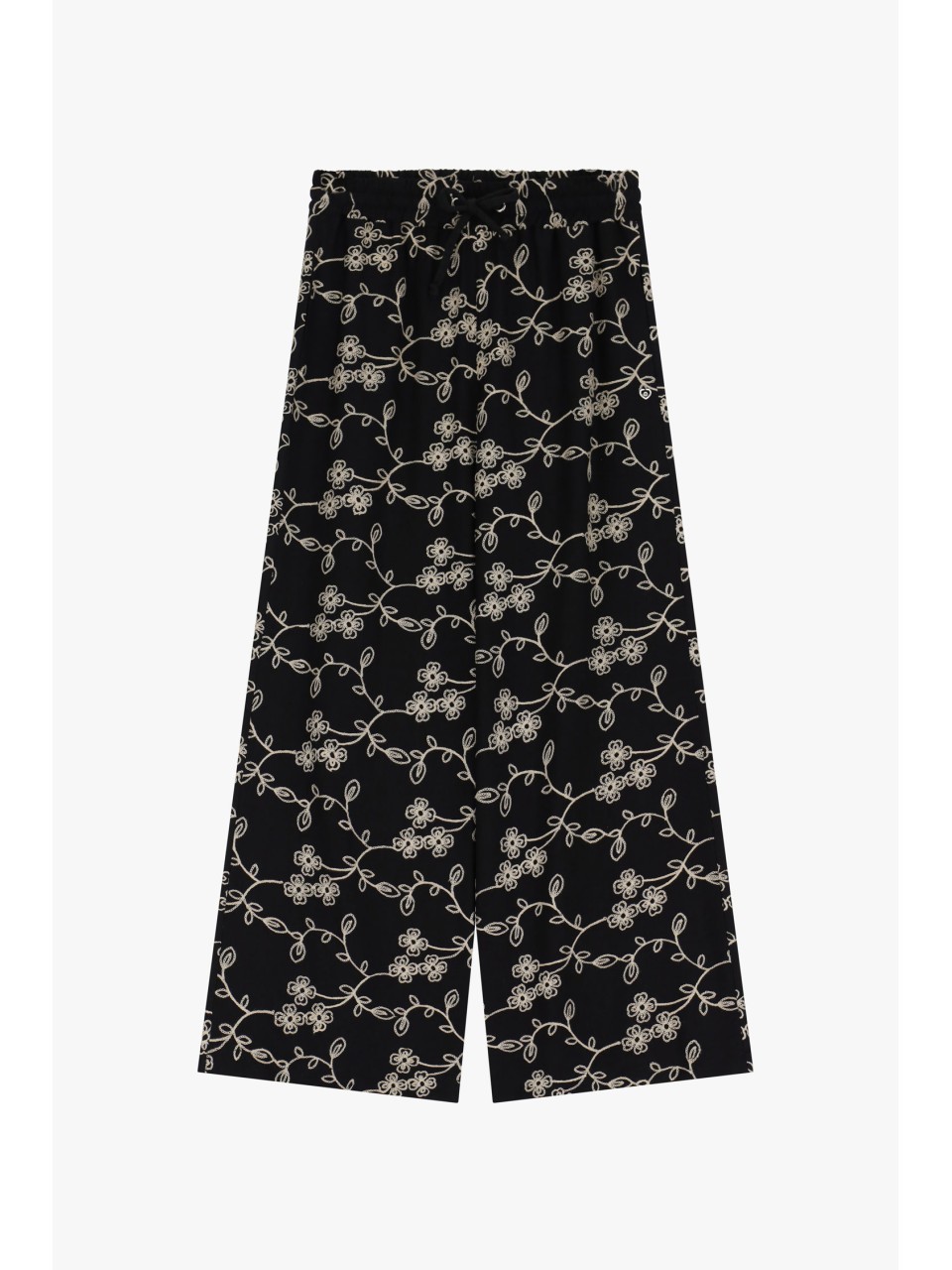 copy of Please Pantalon Large forme Palazzo en crepe...
