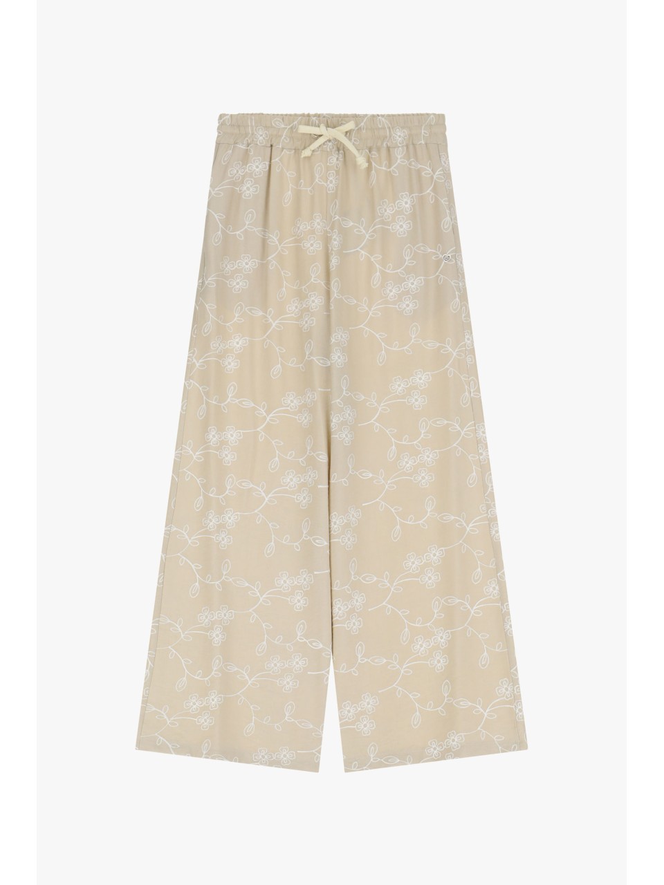 copy of Please Pantalon Large forme Palazzo en crepe... 2
