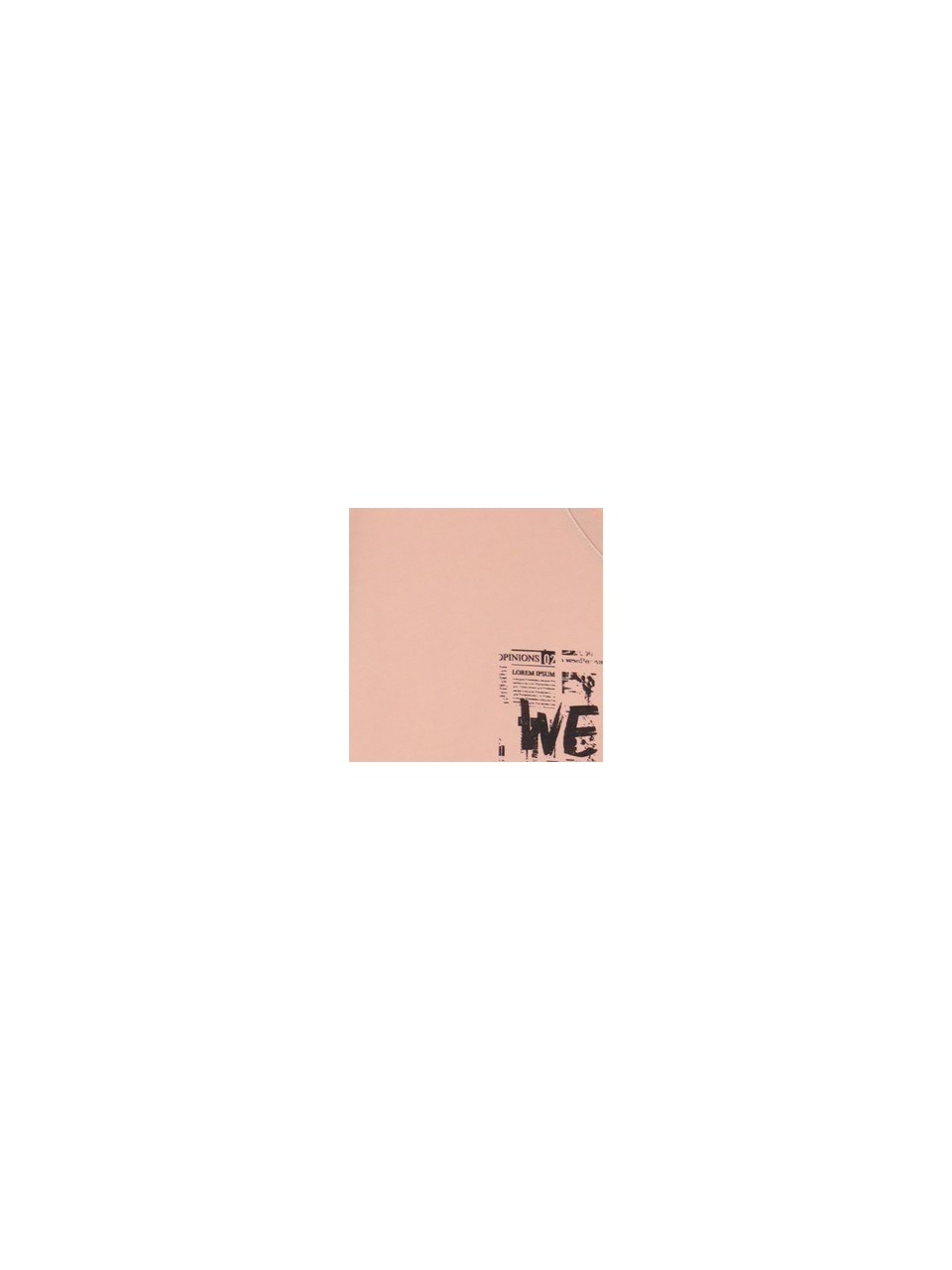 Please tee-shirt col V coloris Peche 2