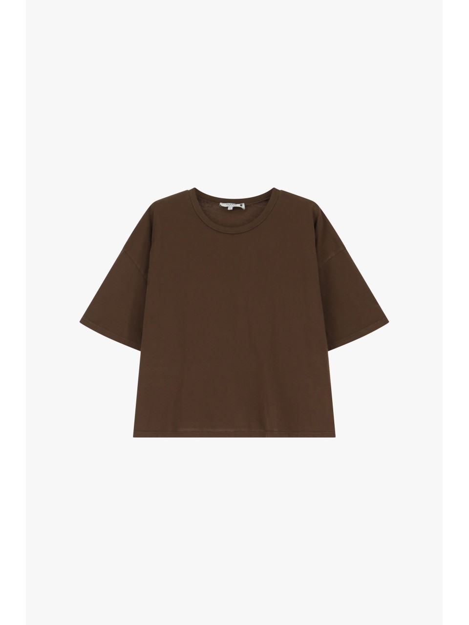 Please Femme t-shirt oversize coloris chocolat