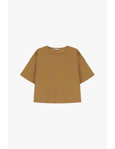 copy of Please Femme t-shirt oversize coloris chocolat