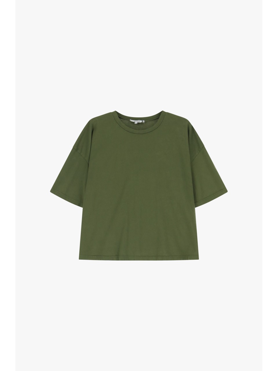 Please Femme t-shirt oversize coloris Kaki