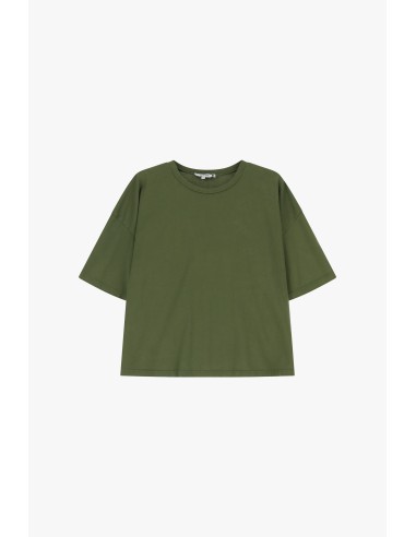 Please Femme t-shirt oversize coloris Kaki