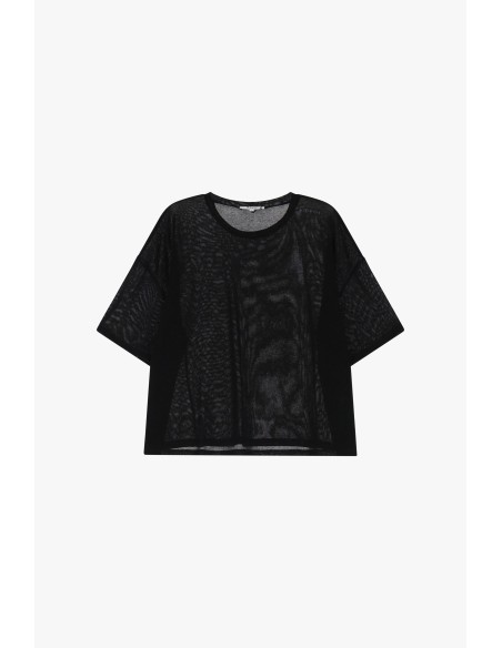 copy of Please Femme t-shirt oversize coloris chocolat