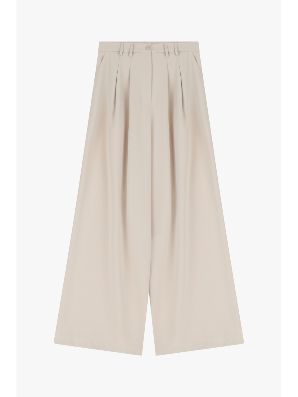 copy of Please Pantalon Kaki à doubles pinces et jambes...