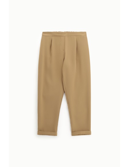 copy of Please Femme pantalon fluide coloris Ecru