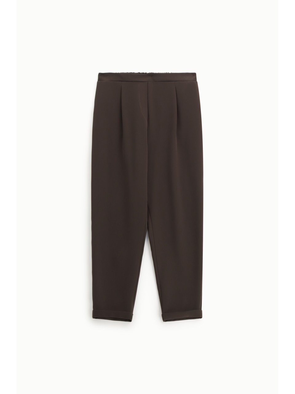 Please Femme pantalon fluide coloris Chocolat