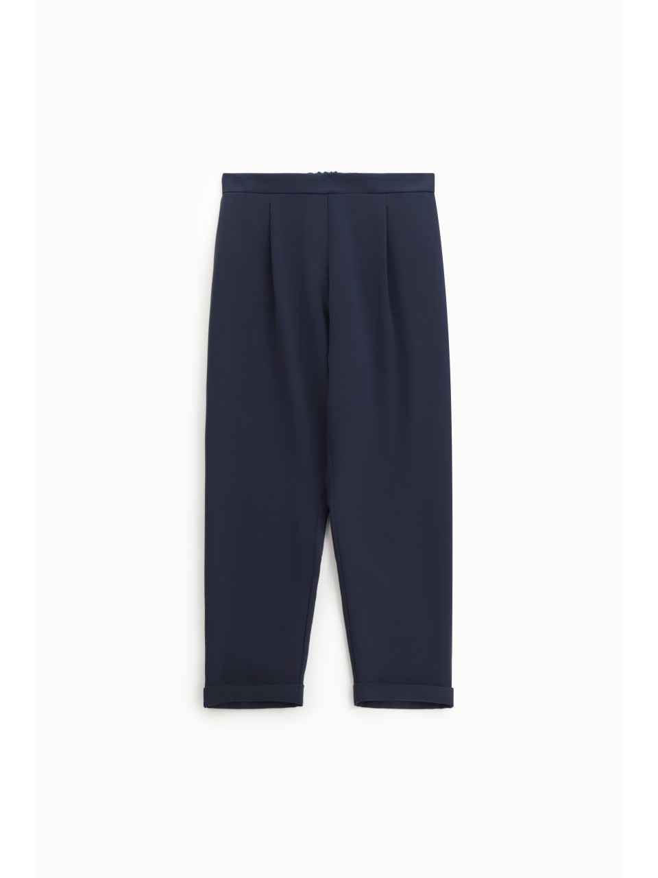 Please Femme pantalon fluide coloris Bleu marine