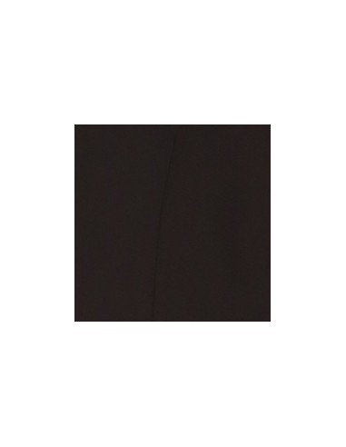 Please  Gilet de tailleur en crepe fluide Chocolat