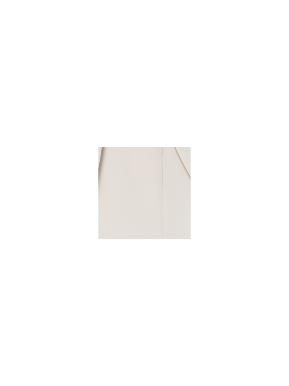 Please femme blazer de tailleur en crêpe fluide Ecru 2