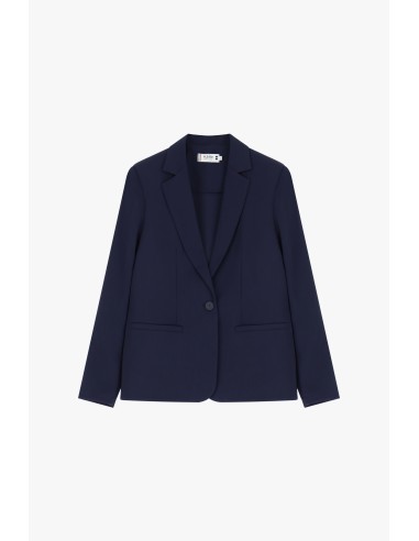 copy of Please femme blazer de tailleur en crêpe fluide Rouge