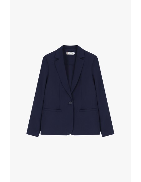 copy of Please femme blazer de tailleur en crêpe fluide Rouge