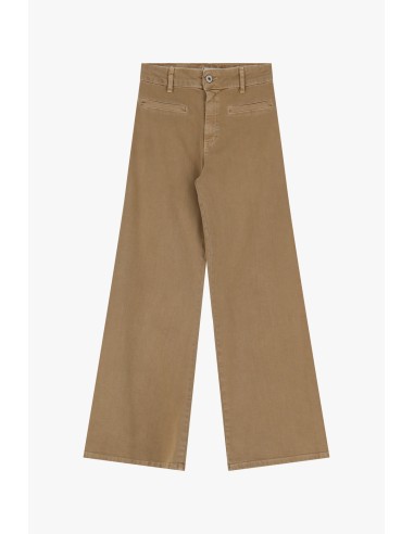 copy of Please Jean a jambe evasée coloris Chocolat