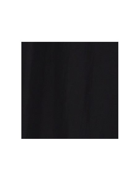 Please Pantalon Large forme Palazzo en crepe gauffré Noir