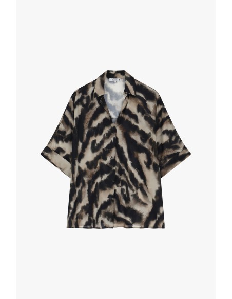 copy of Please Femme chemisier à manches longues à motifs